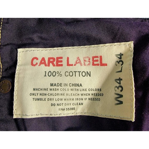 Men's Express Jeans Rocco Slim Fit‎ Low Rise 34x34 - Picture 4 of 6